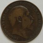 Halfpence 1904  EDWARD VII VERY SCARCE GF