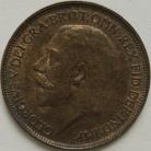 HALFPENCE 1911  GEORGE V GEF