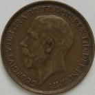 HALFPENCE 1913  GEORGE V GVF