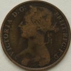 PENNIES 1885  VICTORIA GF