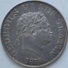HALF CROWNS 1819  GEORGE III GVF