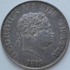 HALF CROWNS 1819  GEORGE III GVF