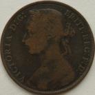 PENNIES 1887  VICTORIA GF