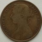 PENNIES 1893  VICTORIA GF