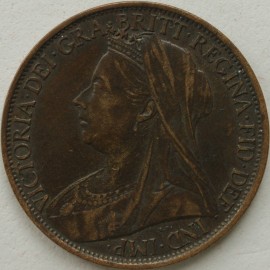 PENNIES 1901  VICTORIA  GVF