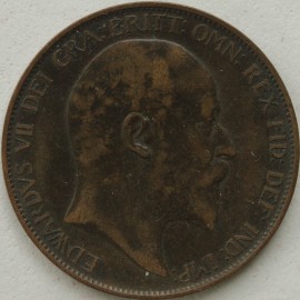 PENNIES 1902  EDWARD VII  GVF