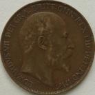 PENNIES 1908  EDWARD VII F166 GVF