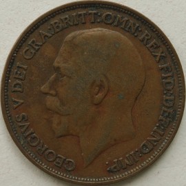 PENNIES 1914  GEORGE V  GVF