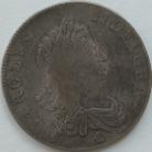 CROWNS 1662  CHARLES II 1ST BUST ROSE BELOW GF