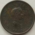 HALFPENCE 1806  GEORGE III GF