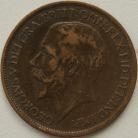 HALFPENCE 1917  GEORGE V NVF