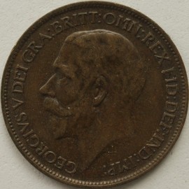 Halfpence 1919  GEORGE V  GVF