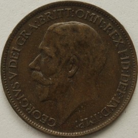 Halfpence 1919  GEORGE V  GVF