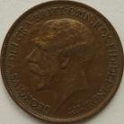 HALFPENCE 1921  GEORGE V VF