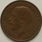 HALFPENCE 1922  GEORGE V GVF