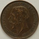 HALFPENCE 1924  GEORGE V GVF