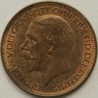 HALFPENCE 1927  GEORGE V GEF