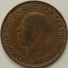 HALFPENCE 1929  GEORGE V GVF