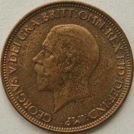 HALFPENCE 1933  GEORGE V  GEF