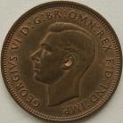 HALFPENCE 1937  GEORGE VI  GEF LUS 