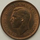 HALFPENCE 1938  GEORGE VI GEF