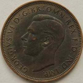 HALFPENCE 1941  GEORGE VI  GEF