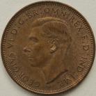 HALFPENCE 1948  GEORGE VI GEF