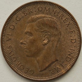 HALFPENCE 1948  GEORGE VI  GEF