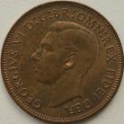 HALFPENCE 1950  GEORGE VI  GEF LUS