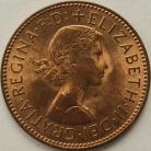 HALFPENCE 1965  ELIZABETH II BU