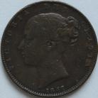 FARTHINGS 1847  VICTORIA GF