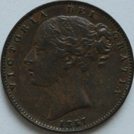 FARTHINGS 1857  VICTORIA  GVF
