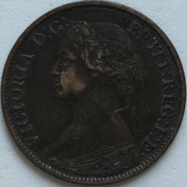 FARTHINGS 1864  VICTORIA WITH SERIF  GVF