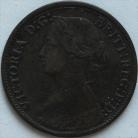 FARTHINGS 1864  VICTORIA WITH SERIF F511A NVF