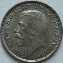 THREEPENCES SILVER 1922  GEORGE V  GEF