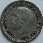 THREEPENCES SILVER 1926  GEORGE V MOD EFF GVF