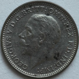 THREEPENCES SILVER 1932  GEORGE V  GEF