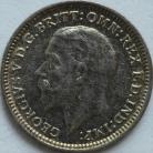 THREEPENCES SILVER 1935  GEORGE V GEF