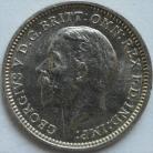 THREEPENCES SILVER 1934  GEORGE V BU