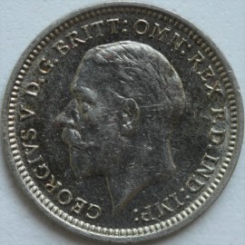 THREEPENCES SILVER 1934  GEORGE V  UNC LUS