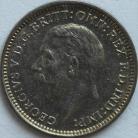 THREEPENCES SILVER 1933  GEORGE V GEF