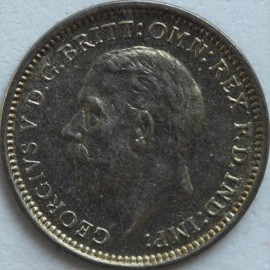 THREEPENCES SILVER 1933  GEORGE V  GEF