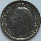 THREEPENCES SILVER 1934  GEORGE V GEF