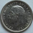 THREEPENCES SILVER 1936  GEORGE V BU