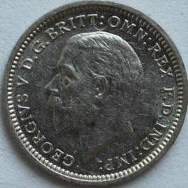 THREEPENCES SILVER 1936  GEORGE V  BU