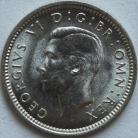 THREEPENCES SILVER 1937  GEORGE VI BU