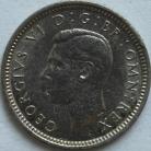 THREEPENCES SILVER 1938  GEORGE VI BU