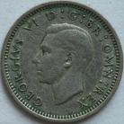 THREEPENCES SILVER 1941  GEORGE VI GVF