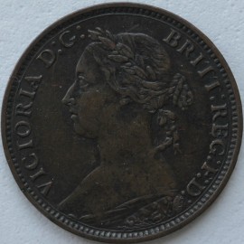 FARTHINGS 1882 H VICTORIA  GVF