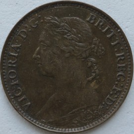 FARTHINGS 1886  VICTORIA  VF